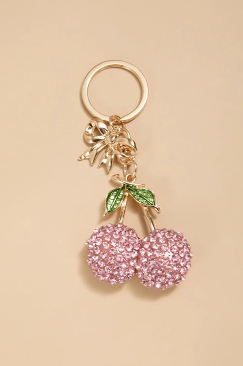 Bessie Bow and Cherry Bag Charm