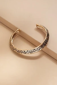 Janelle Embossed Cuff Bracelet