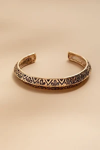 Janelle Embossed Cuff Bracelet