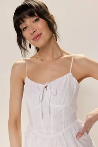 Georgia Textured Tiered Mini Dress