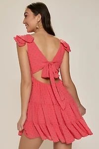 Carla Clip Dot Mini Dress