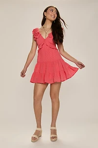 Carla Clip Dot Mini Dress