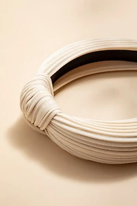 Nina Ivory Top Knot Headband