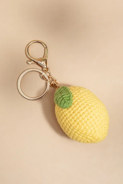 Kelly Crochet Lemon Bag Charm