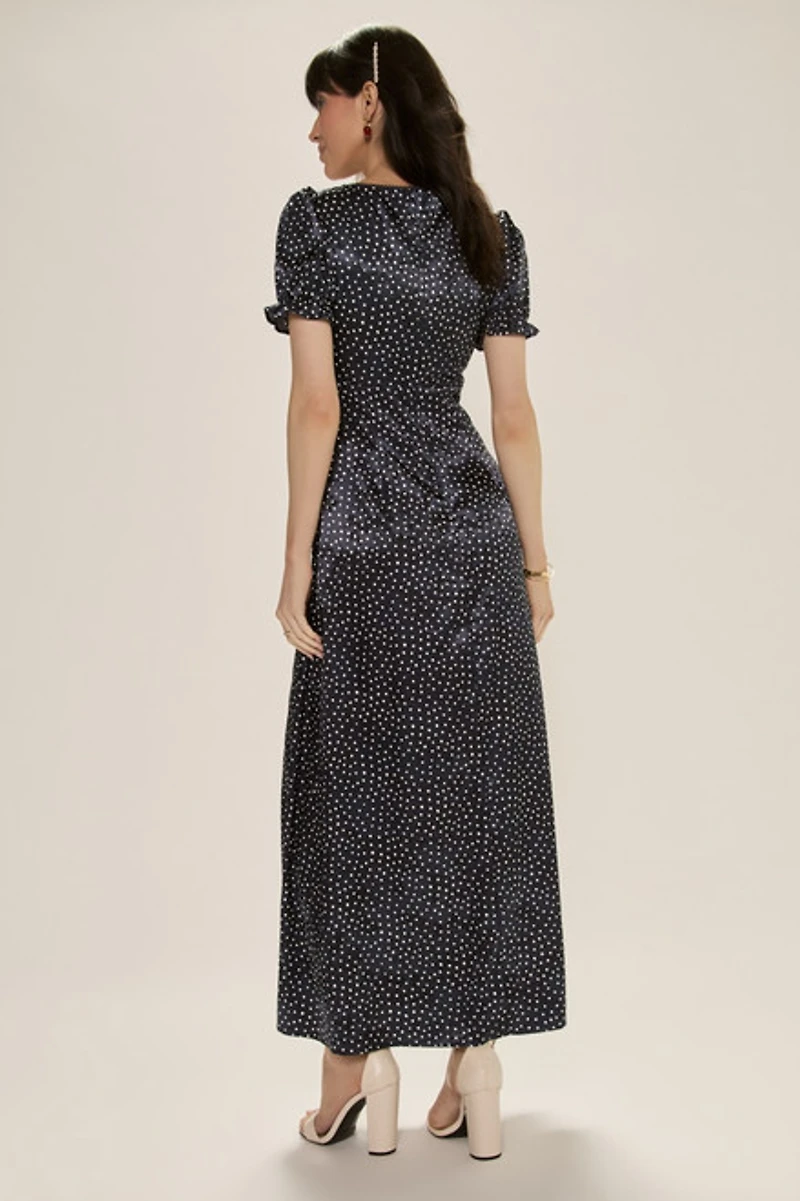 Alicia Polka Dot Midi Dress