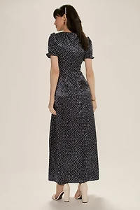 Alicia Polka Dot Midi Dress