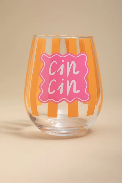 Cin Cin Stemless Wine Glass