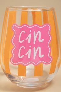 Cin Cin Stemless Wine Glass