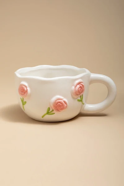 Pink Rose Mug