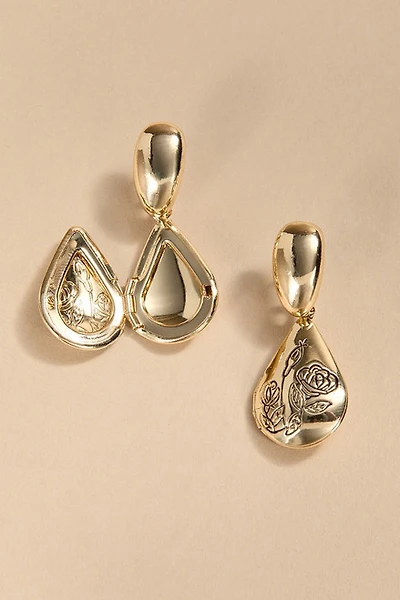 Lana Teardrop Locket Drop Earrings