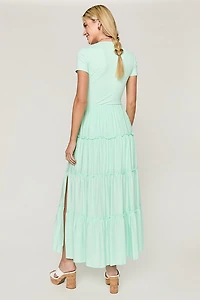 Ophelia Ruffle Tiered Maxi Skirt