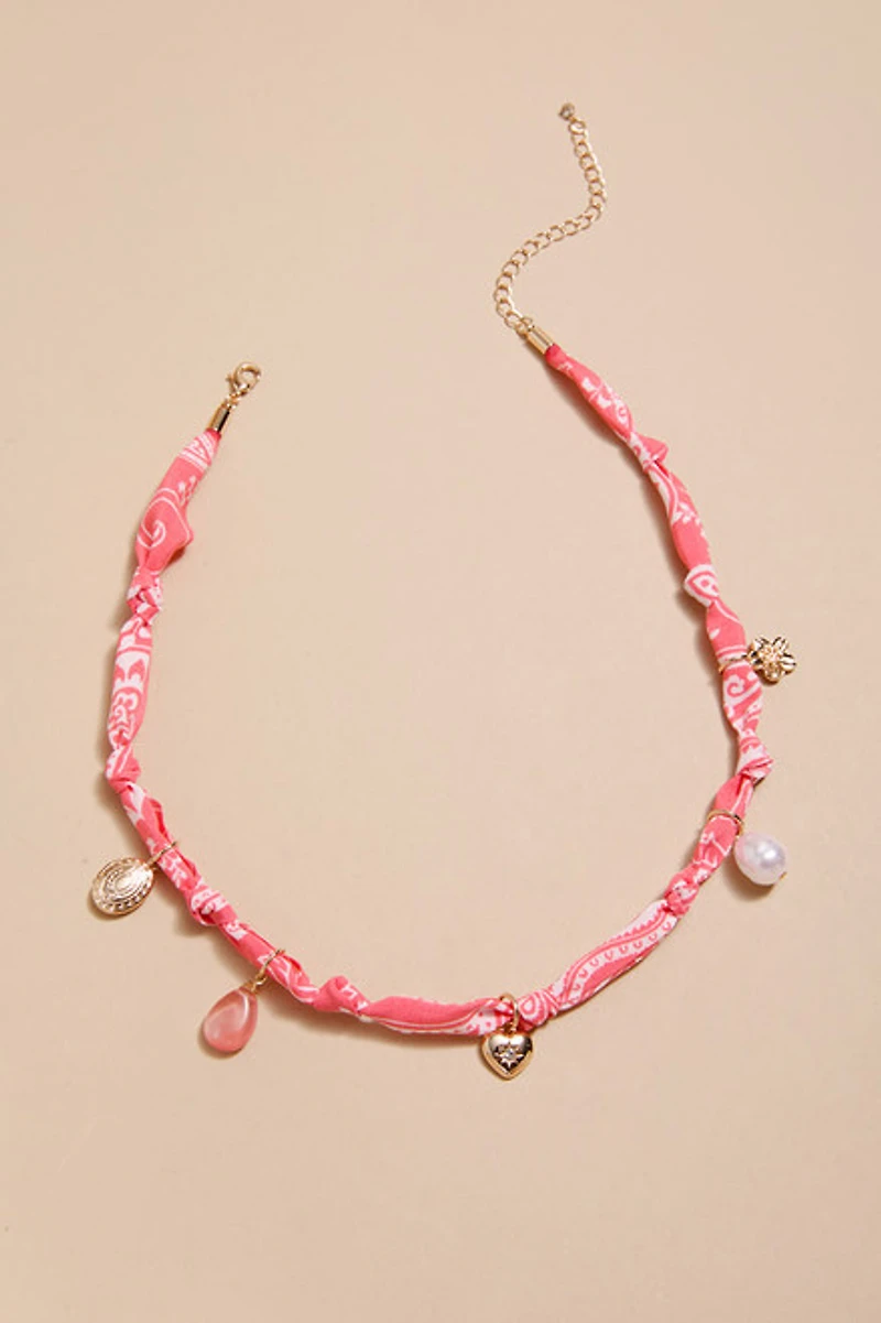 Tia Bandana Charm Necklace