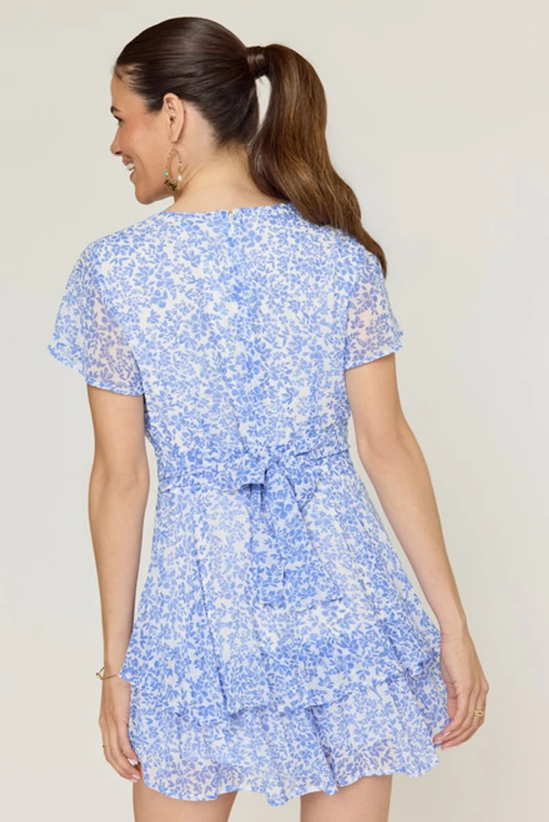 Marcy Tiered Floral Romper