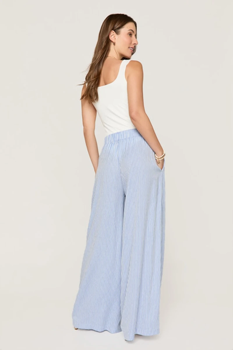 Ann Striped Wide Leg Pants