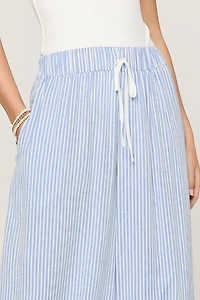 Ann Striped Wide Leg Pants