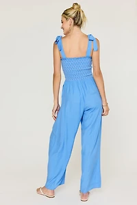 Lora Smocked Jumpsuit