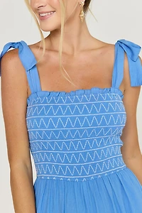 Lora Smocked Jumpsuit