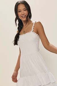 Tonya Smocked Tiered Maxi Dress