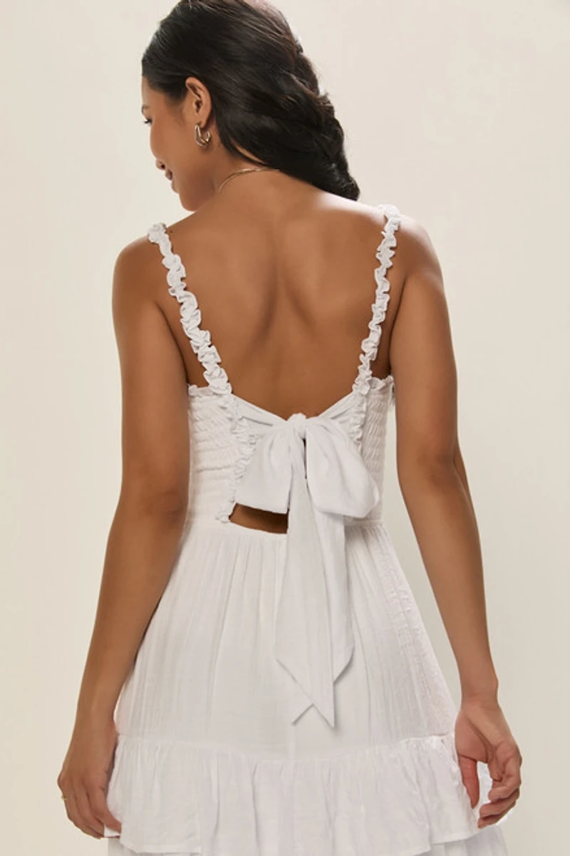 Tonya Smocked Tiered Maxi Dress