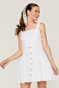 Paula Front Button Mini Dress
