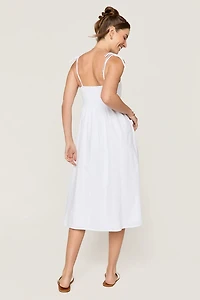 Gina Embroidered Midi Dress