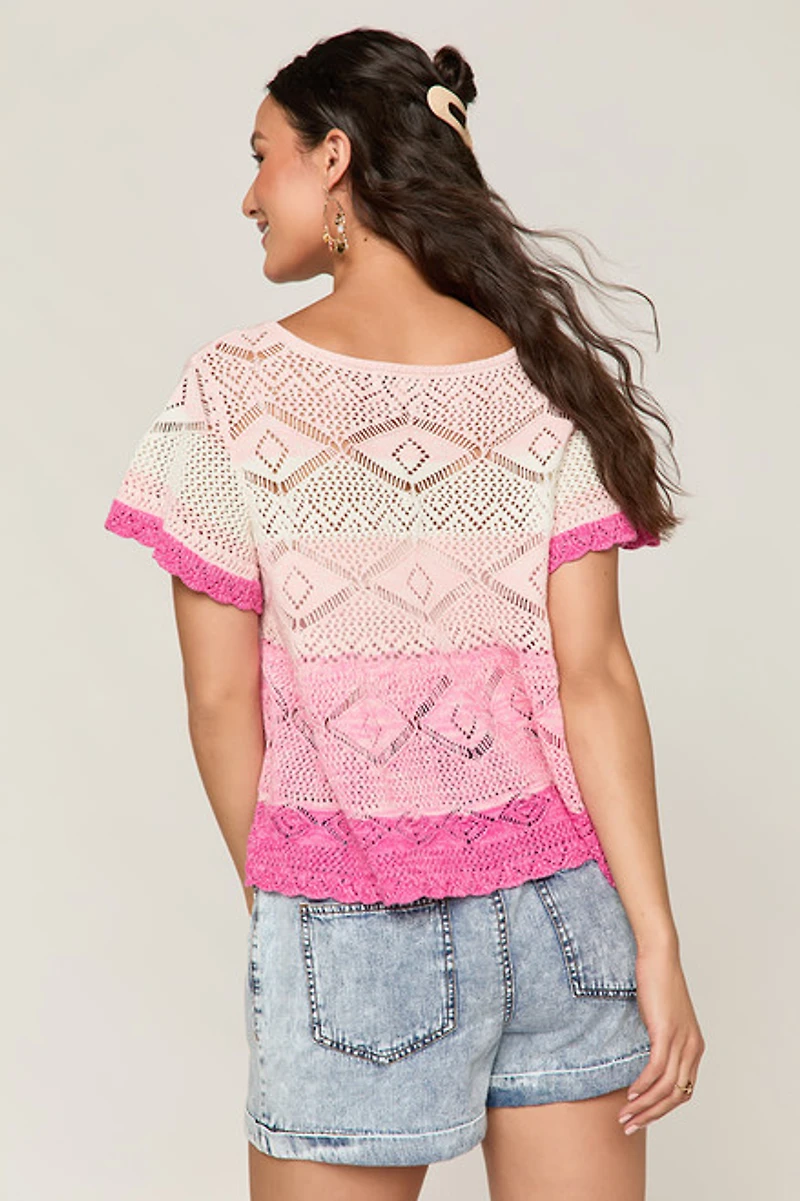 Holly Striped Sweater Tee