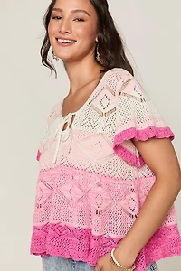 Holly Striped Sweater Tee
