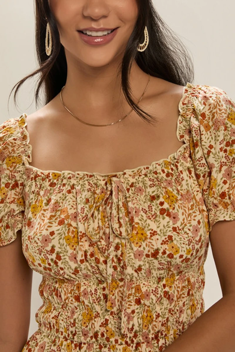 Mona Floral Romper