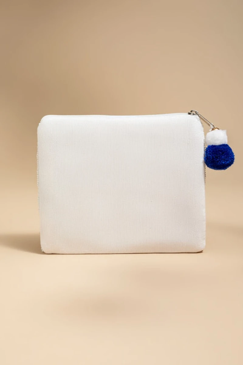 Paris Seed Beaded Pouch