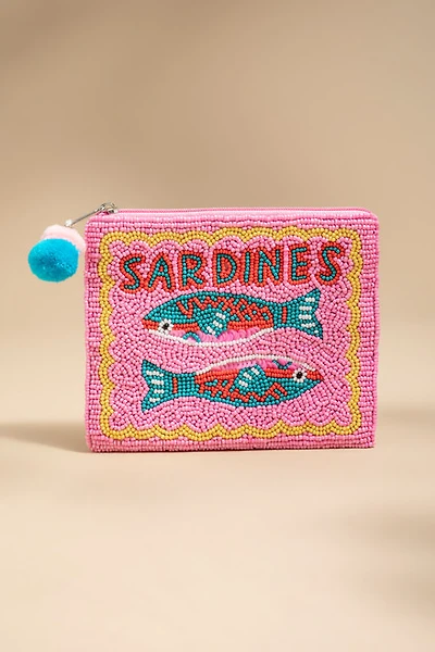 Sardines Seed Beaded Pouch