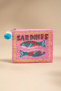 Sardines Seed Beaded Pouch