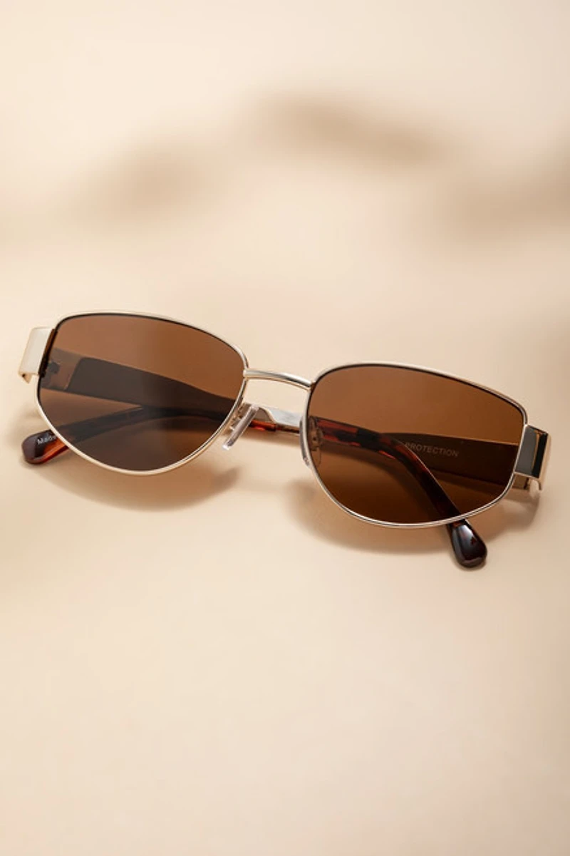 Jasmine Chunky Oval Sunglasses