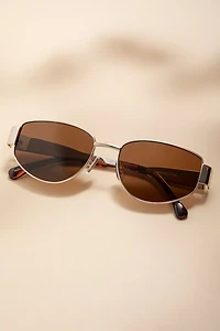 Jasmine Chunky Oval Sunglasses