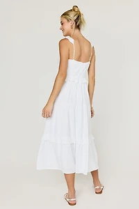 Vicky Crochet Waist Midi Dress