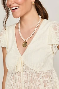 Angie Flutter Sleeve Blouse