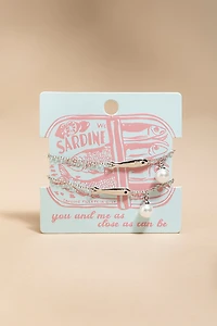 Jessie Sardine Bracelet Set