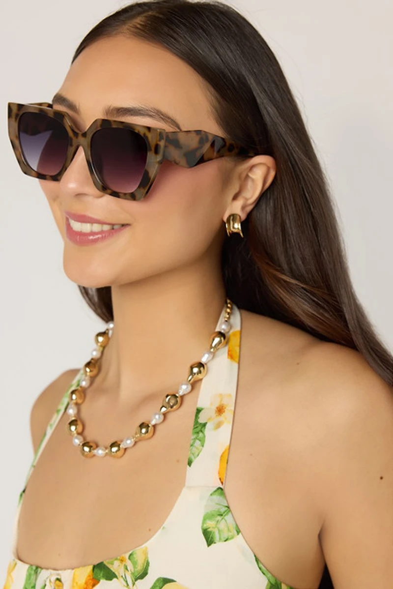 Ramona Angular Cat Eye Sunglasses