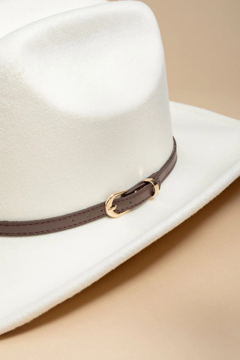 Alissa Belt Band Cowboy Hat