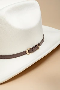 Alissa Belt Band Cowboy Hat