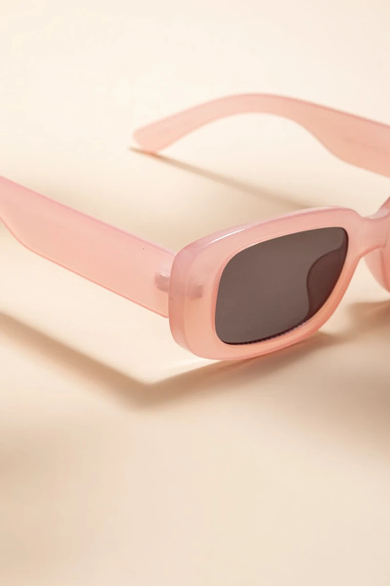 Gail Rounded Rectangle Sunglasses