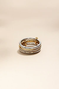 Betty Stainless Steel Interlocked Ring