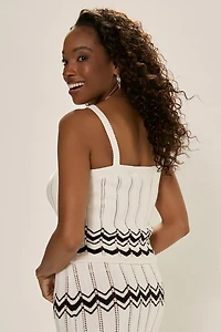 Connie Chevron Striped Tank Top