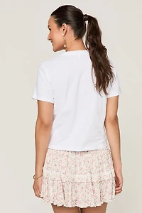 Ciao Embroidered Tee