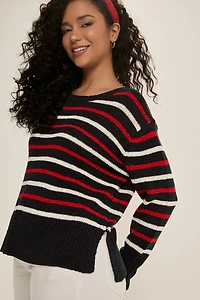 Elisabeth Striped Pullover Sweater