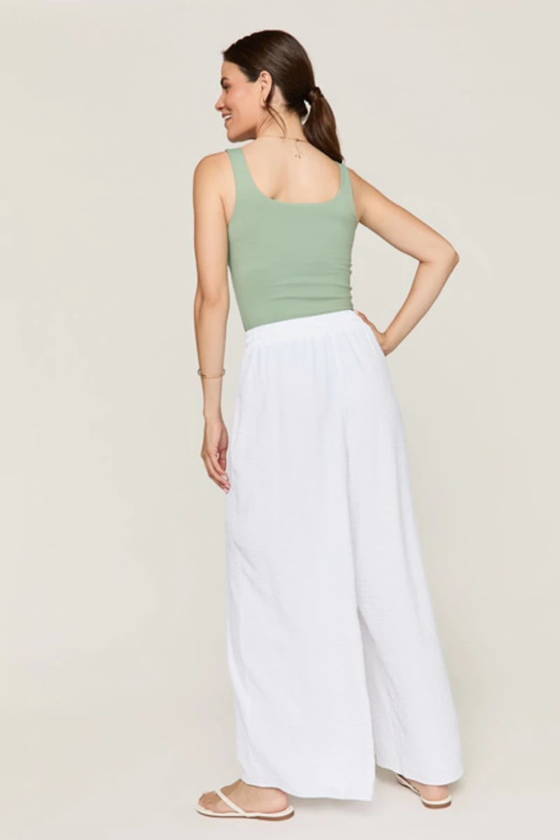 Jennifer Textured Wide Leg Pants