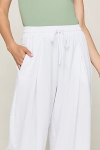 Jennifer Textured Wide Leg Pants