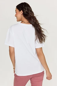 Santorini Embroidered Tee