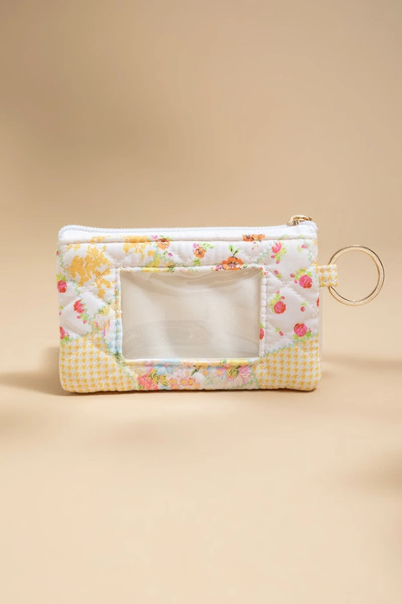 Louise Patchwork Print Card Case