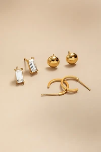 Cindy Stainless Steel Mixed Earring Set