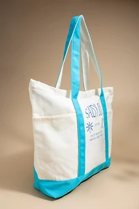 Salty Beach Club Tote Bag
